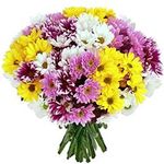 Букеты из хризантем