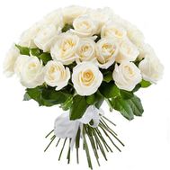 Букет із 33 білих троянд