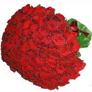 Букет із 101 імпортної троянди