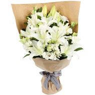 Бекет з 9 білих лілій