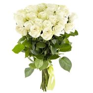 Букет із 17 білих троянд