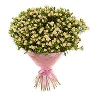 Букет із 101 кущової троянди