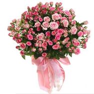 Букет із 19 троянди спрей
