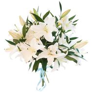 Букет із 5 гілок лілії