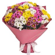 Букет із 35 хризантем