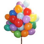 50 різнокольорових повітряних куль