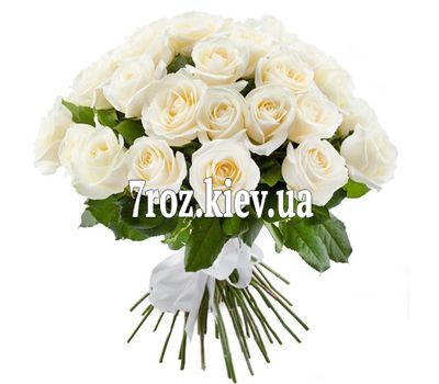 Букет із 33 білих троянд