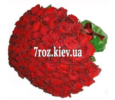Букет із 101 імпортної троянди