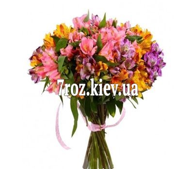 Букет із 17 альстромерій