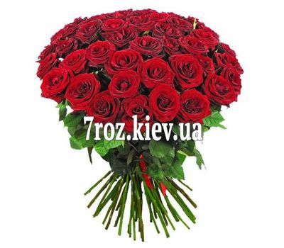 Букет із 41 червоної троянди