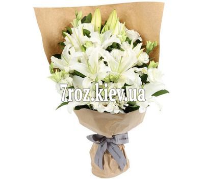 Бекет з 9 білих лілій