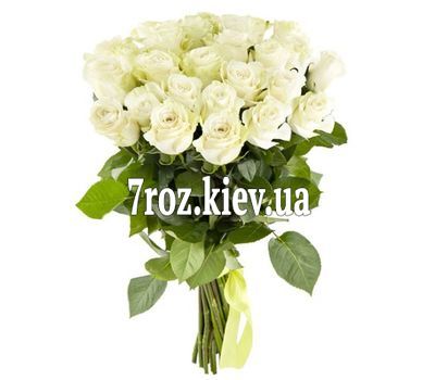 Букет із 17 білих троянд