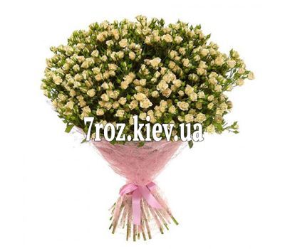 Букет із 101 кущової троянди