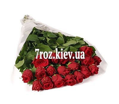 Букет квітів із 21 імпортної троянди