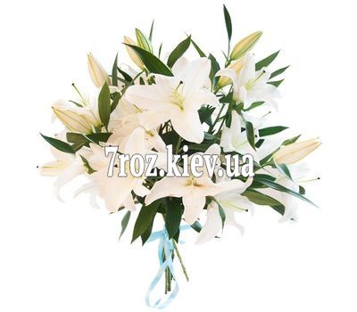 Букет із 5 гілок лілії