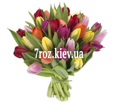 Букет із 33 тюльпанів