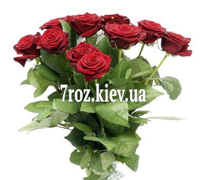 Букет із 15 червоних троянд