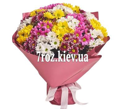 Букет із 35 хризантем