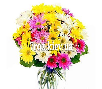 Букет із 9 хризантем