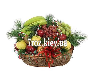 Новорічний кошик фруктів