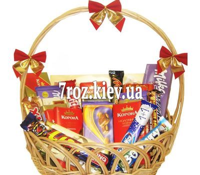 Кошик з шоколадом